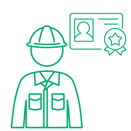 有資格者による安心施工